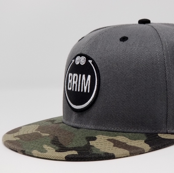 Brim Apparel camo snapback hat - Picture 2 of 3